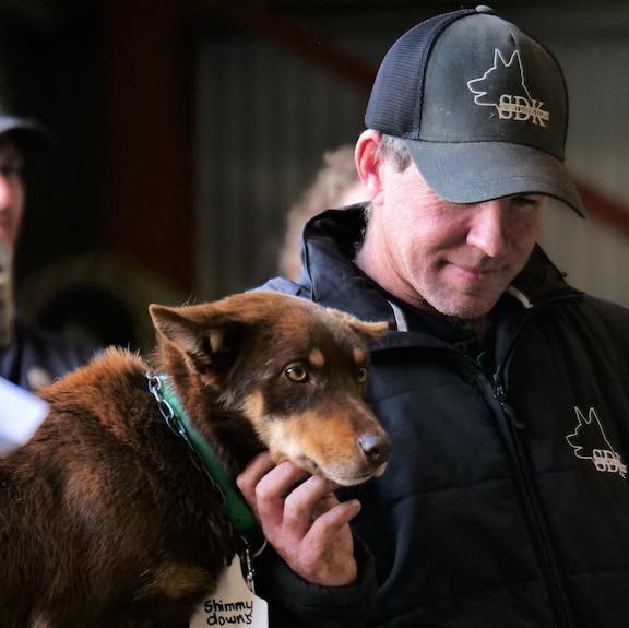 james carr with his dog